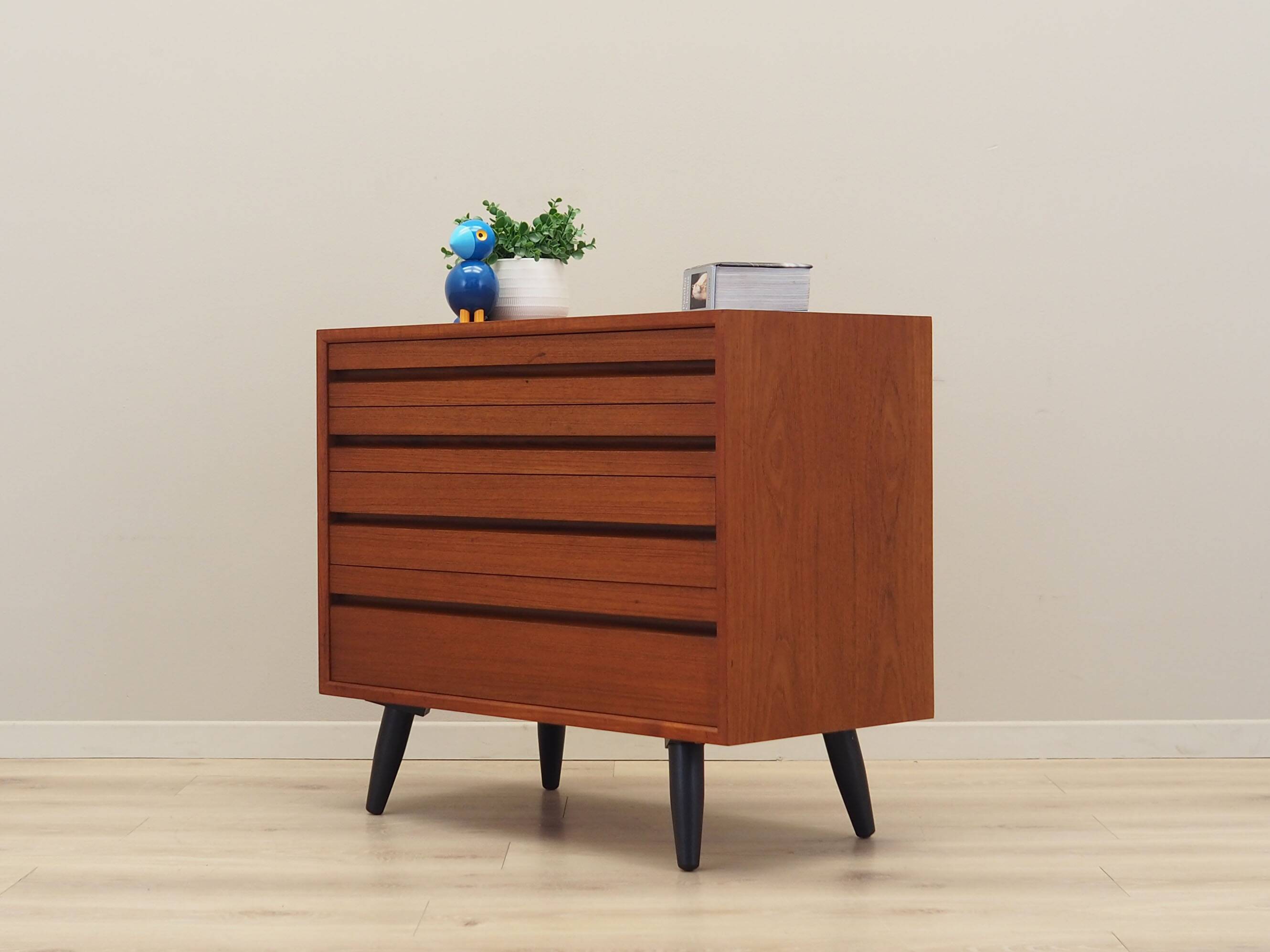 Teak chest of drawers, Danish design, 1970s, production: Denmark