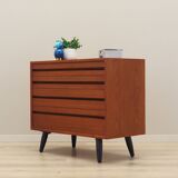 Teak chest of drawers, Danish design, 1970s, production: Denmark