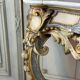 Console de style Louis XV en bois polychrome, vers 1880