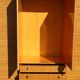 Large rattan and bamboo wardrobe by Dal Vera Italy