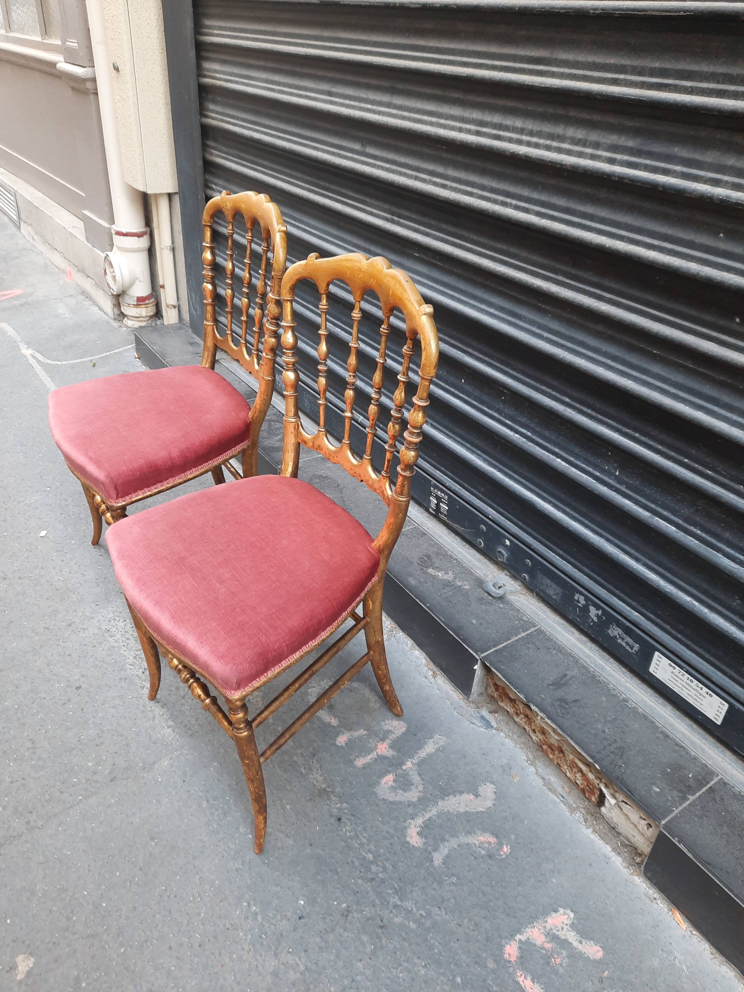 Pair of theatre chairs