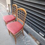 Pair of theatre chairs