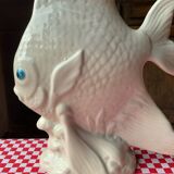 Large white ceramic fish to place.