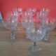 Wine guilloche glasses from the years 1900/1903.