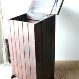 Large old wooden box