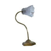 Lampe en laiton col de cygne
