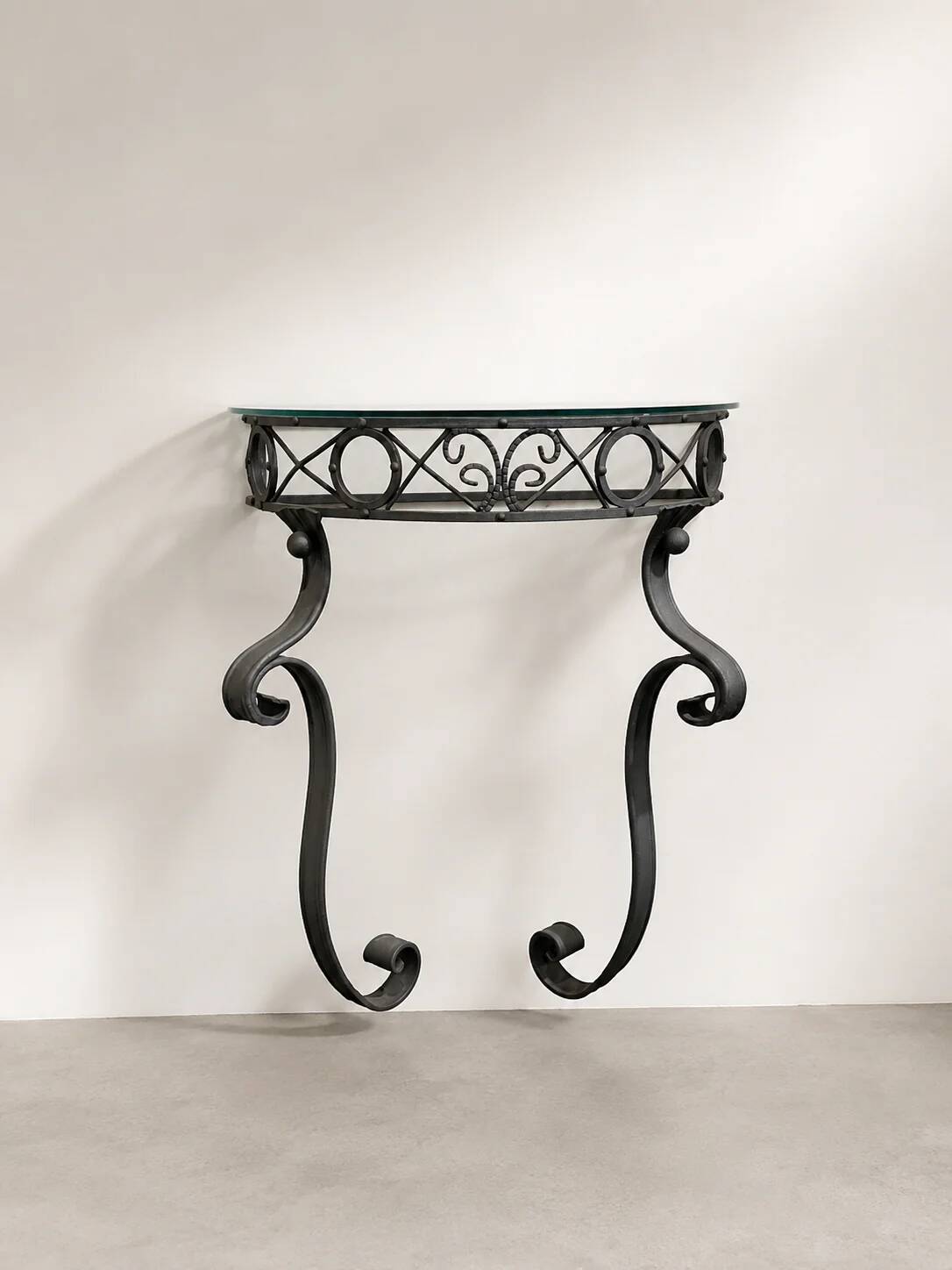 Forged Iron Wall Console, Italy, 1960’s