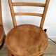 Lot de 4 chaises bistrot Baumann – modèle “Le Marais” – bois clair