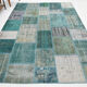 Tapis patchwork vintage vert 300x210cm