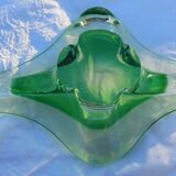 Coupe a fruits en cristal Flavio poli Sommerso glass