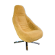Space age mustard armchair