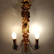 Applique de pared de madera dorada. Espagne, années 1940.