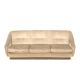 Vintage velvet 3-seater sofa made in the 70s