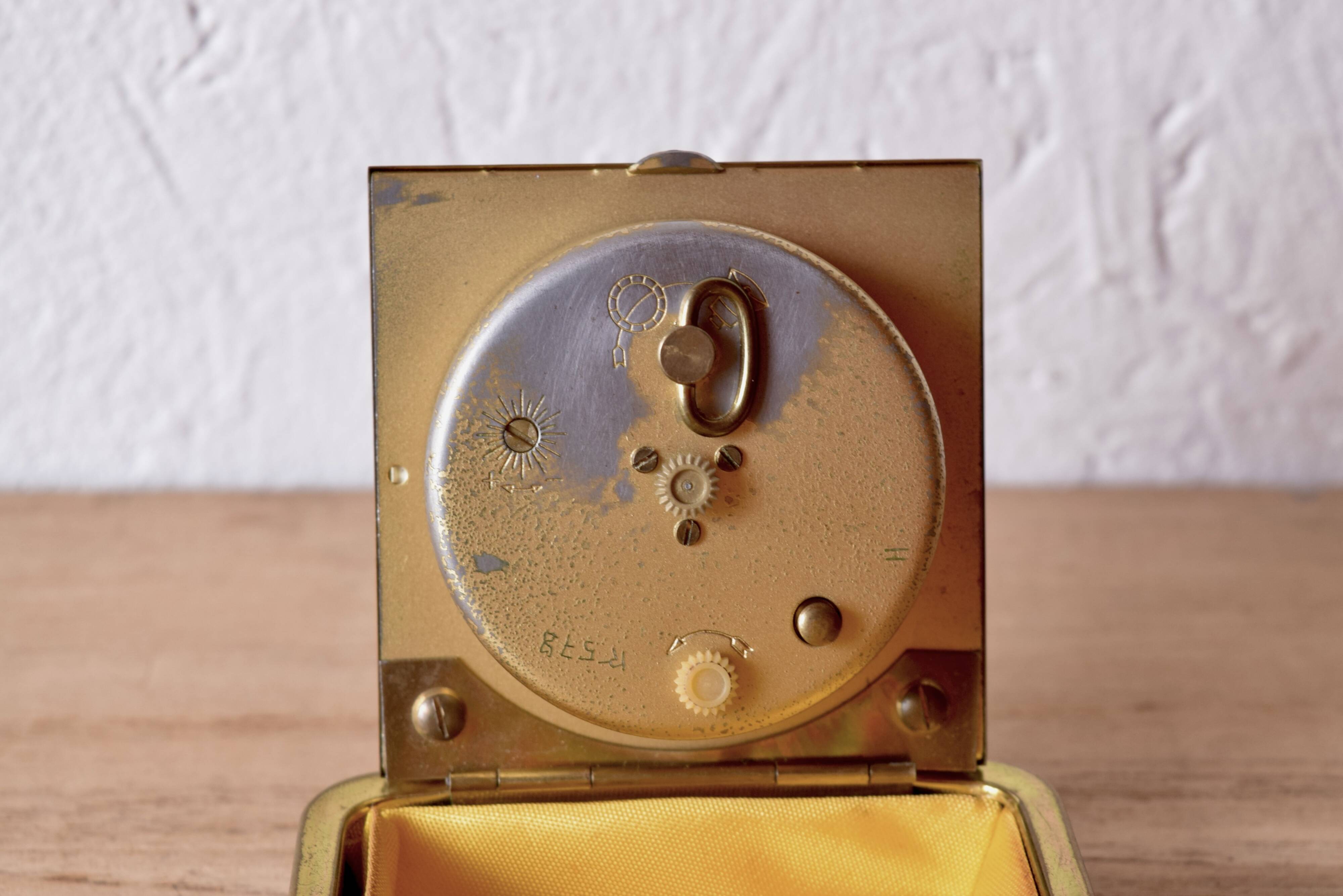 Old JAZ mechanical travel alarm clock - 1960s