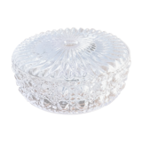 Plafonnier rond en verre ciselé