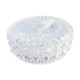 Plafonnier rond en verre ciselé