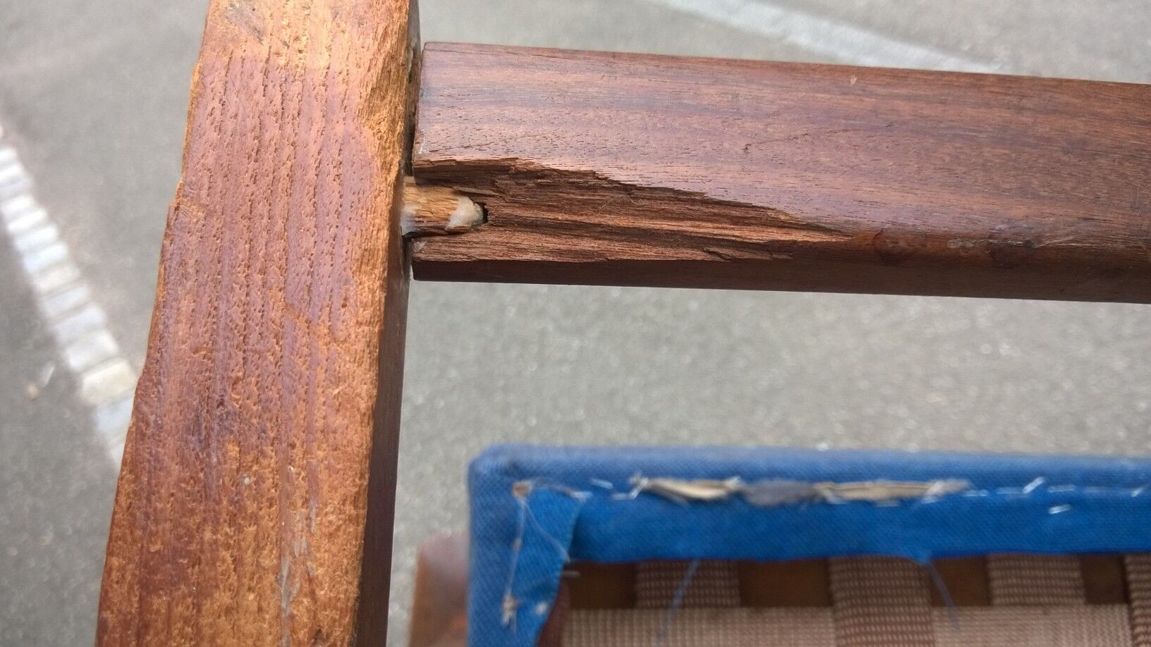 Scandinavian rocking chair in teak