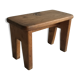 Tabouret bas en chêne massif