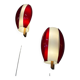 Appliques en verre et plexi