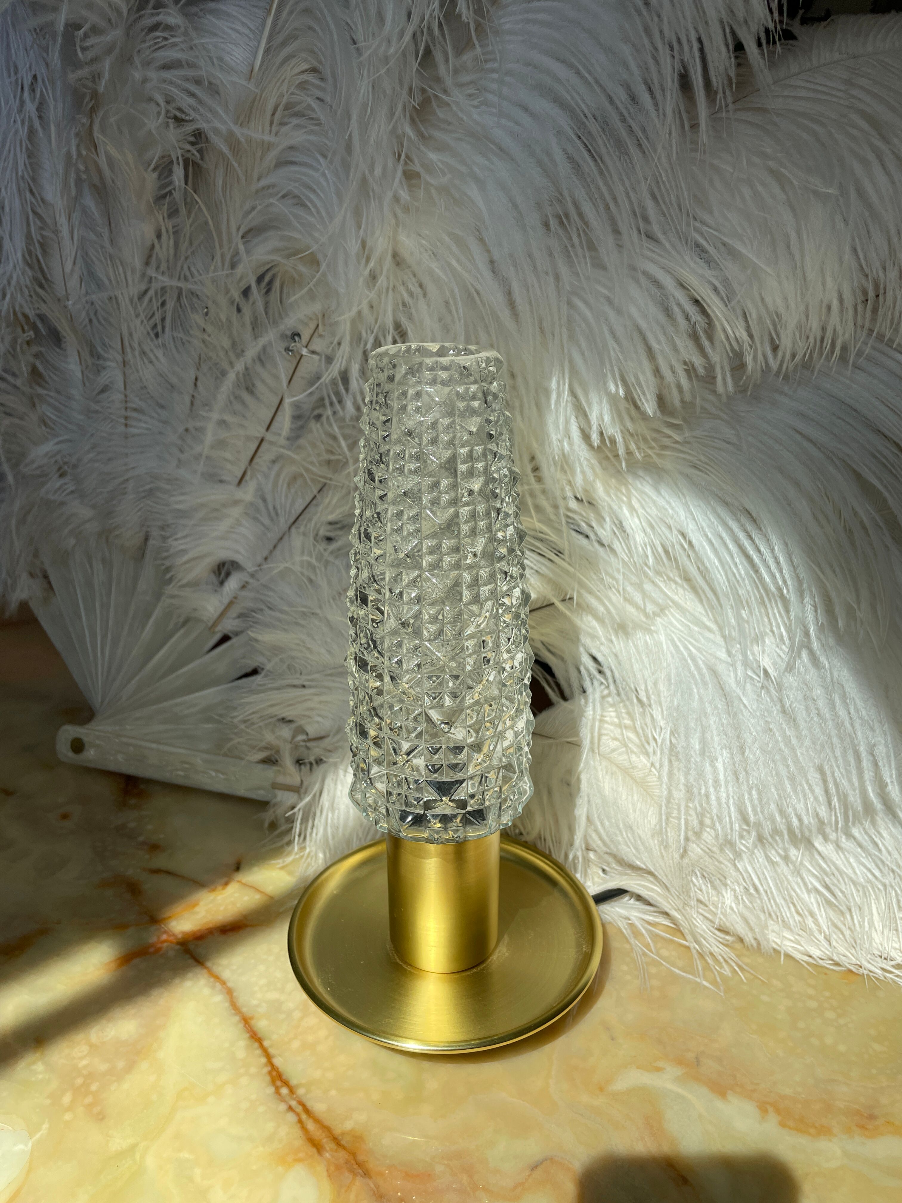 Upcycling table lamp inspired Vintage