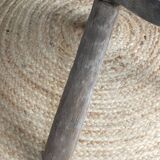 Brutalist tripod fir stool, 60s/70s