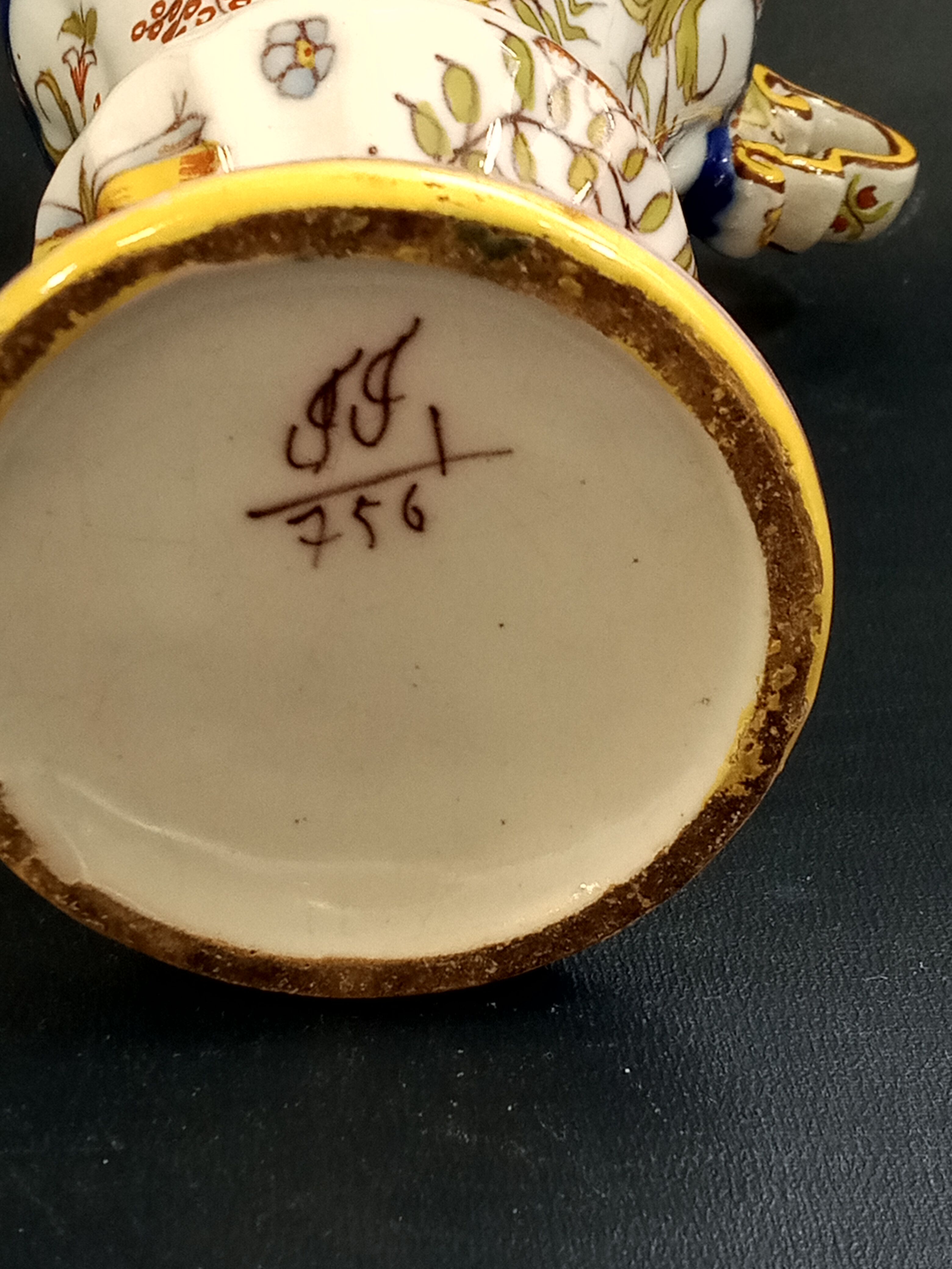 Vase Fourmaintraux Brothers ceramics of Desvres