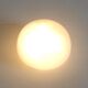 Ceiling lamp half-globe opaline, 60s/70s