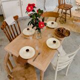 Table bois vintage