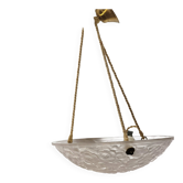 Art Deco pendant light signed by Maurice Model in Verdun.