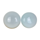 Pair of opaline wall lamps Regent half spheres 29 cm