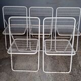 5 foldable chairs Emu Rio vintage ep 1970
