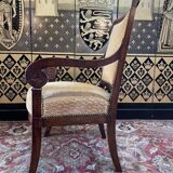 Empire period armchair with crosses