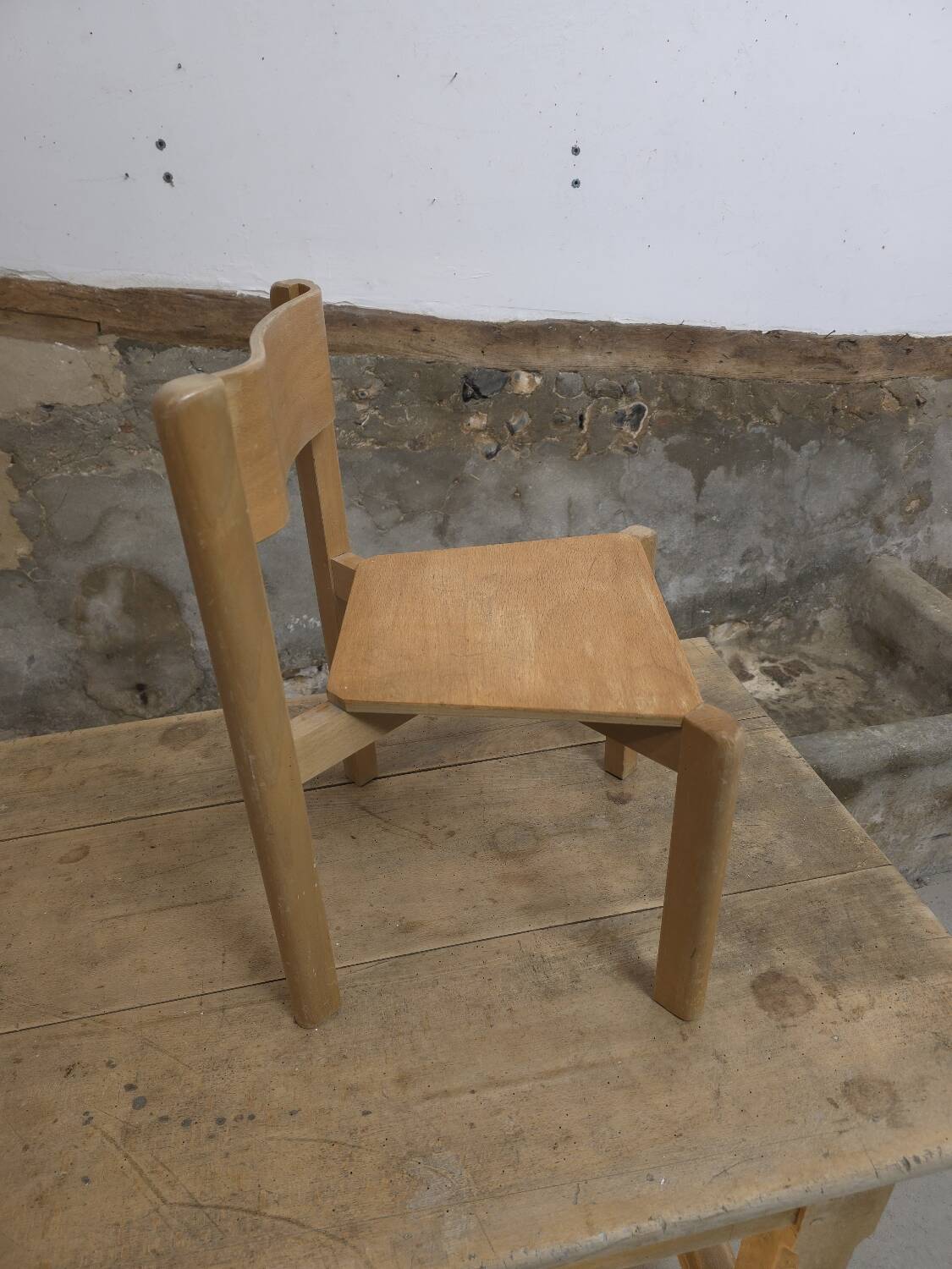 Wooden children's chair