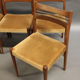 4 Scandivanian chairs