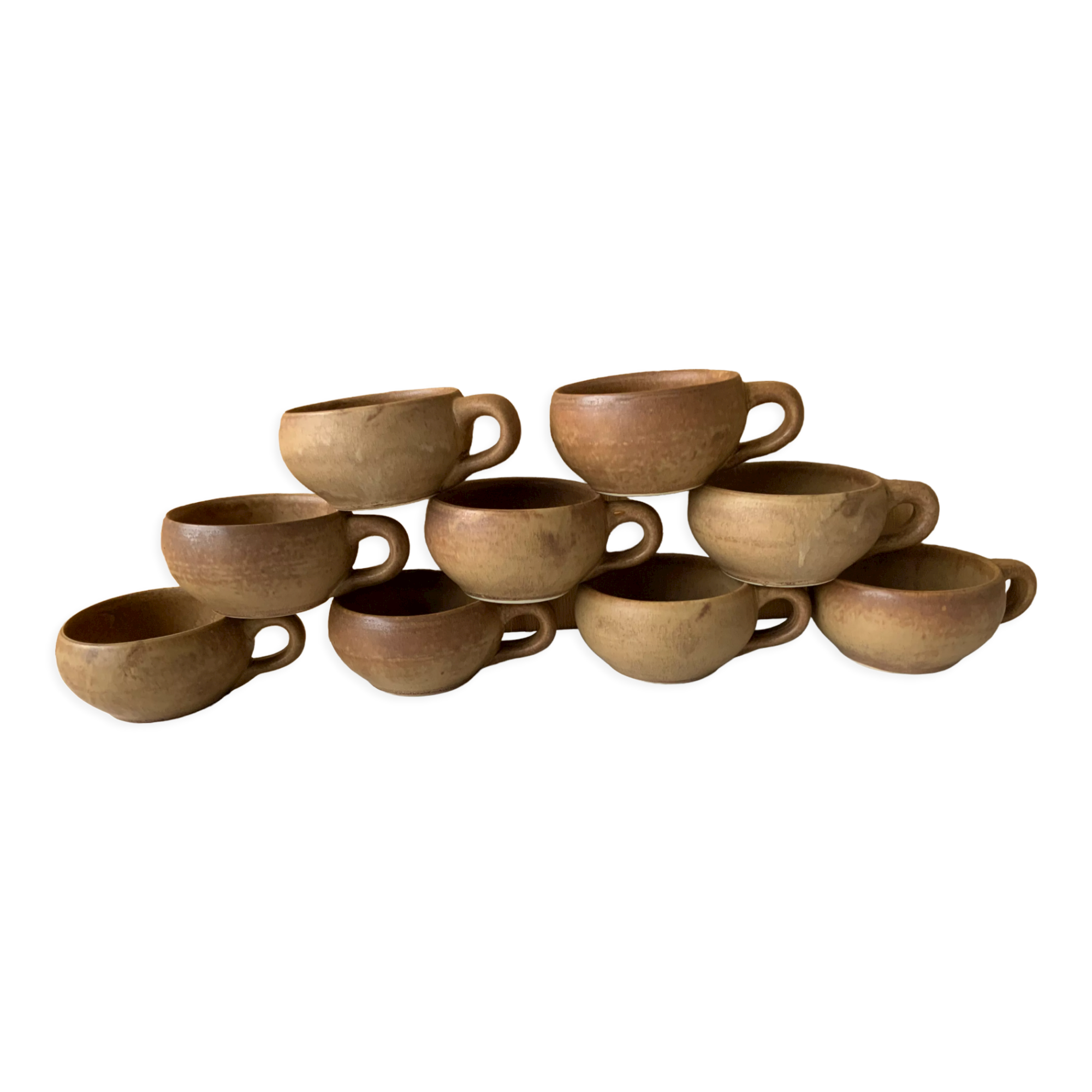 Vintage stoneware cups