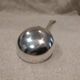 Silver-plated metal soup ladle by Christofle silversmiths, Albi pattern, 28.7cm