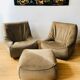 Atelier Dunlopillo vintage 2 drivers and 1 pouf