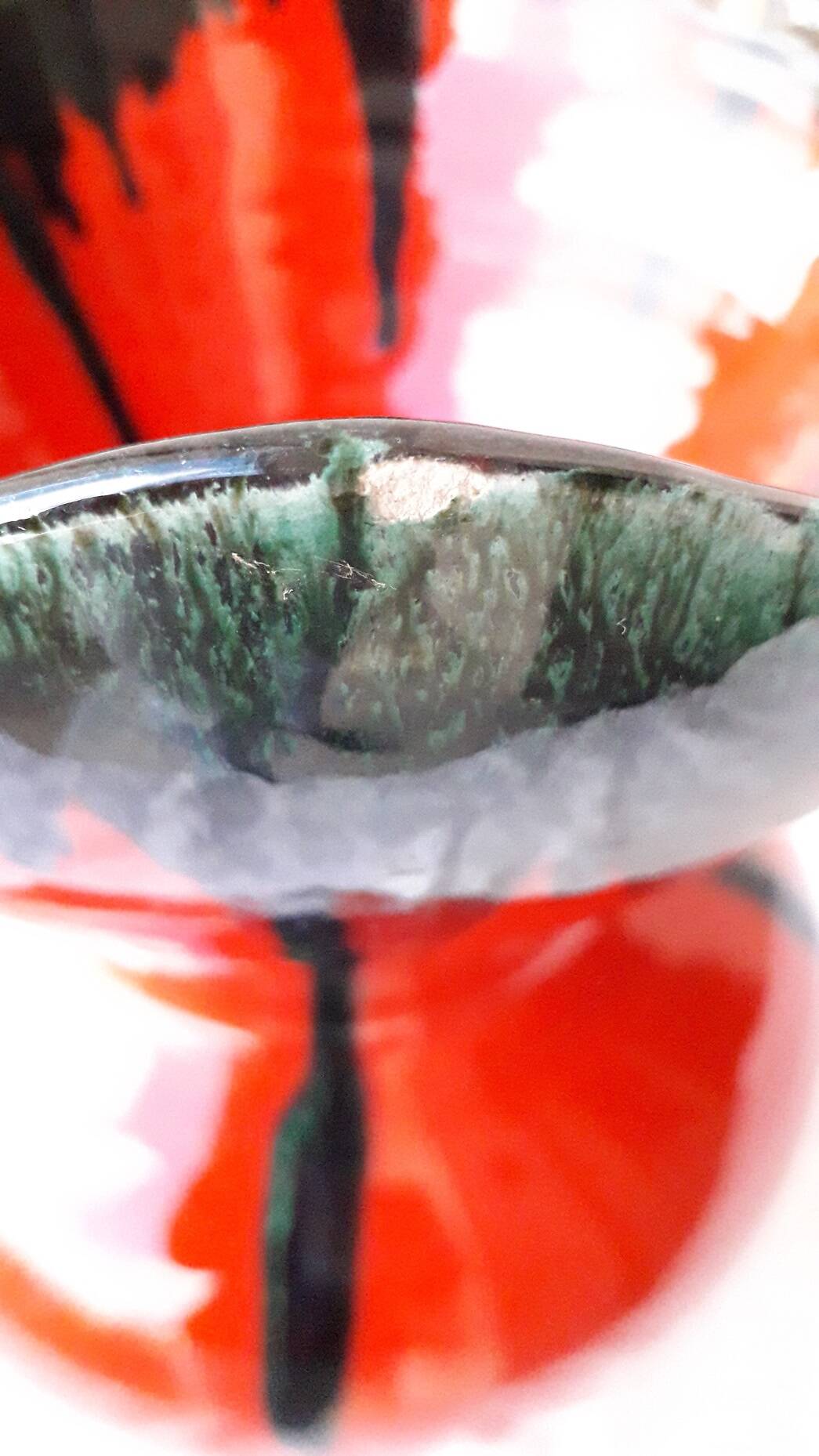 Red ceramic vase from Vallauris