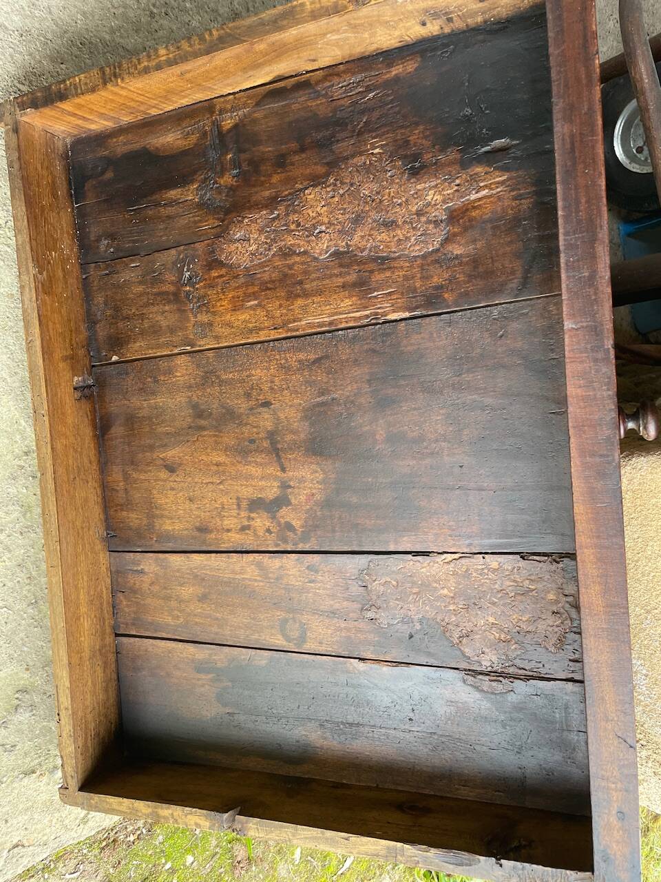 Console de ferme, en noyer , directoire , 18 eme siècle