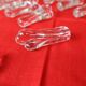Set of 12 Art Deco crystal knife holders by Christian Eldé