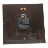 Flash brushed steel wall clock