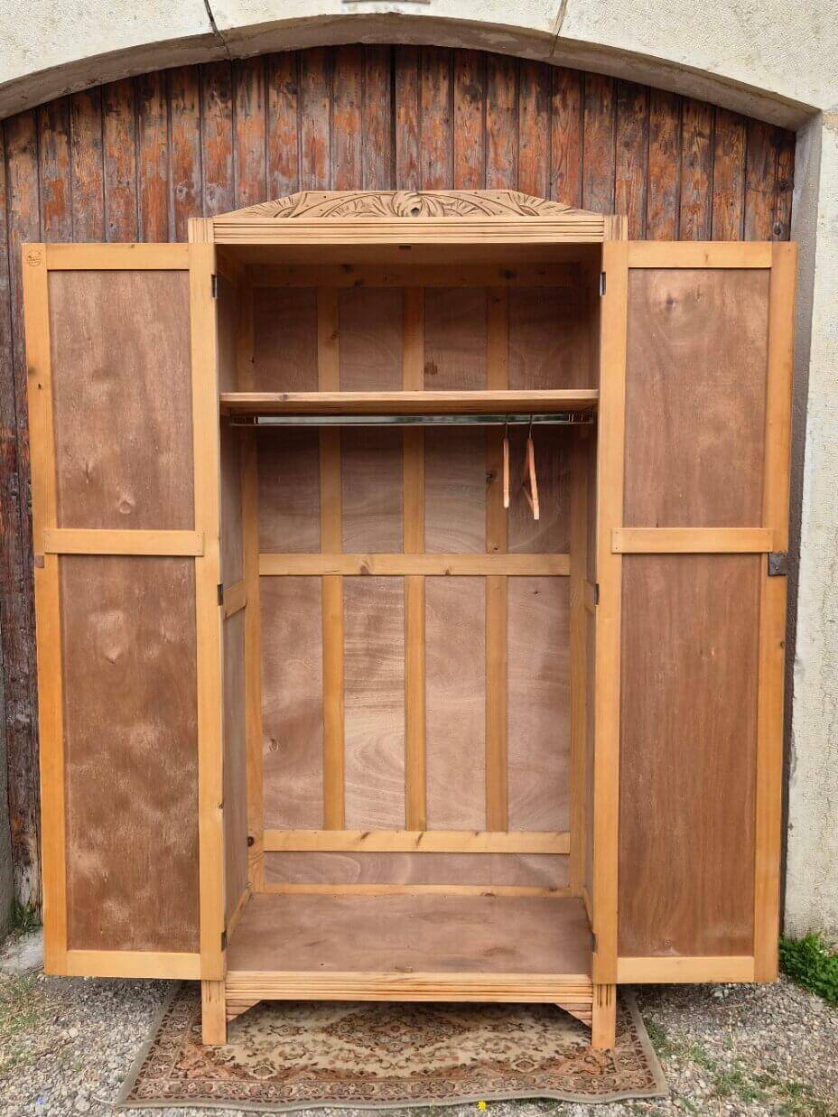 Renovated antique Parisian wardrobe/closet | Clotilde