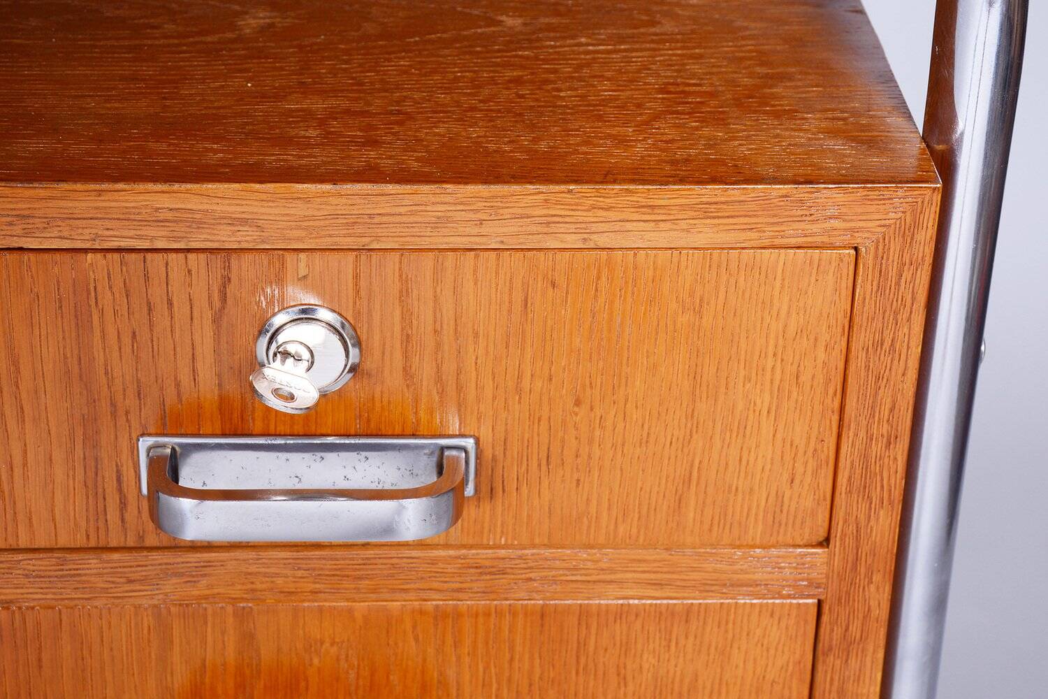 Bauhaus Writing Desk in Beech from Mücke-Melder, 1930s