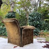 Italian postmodern lounge armchair by Saporiti, 1970