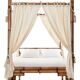 Bamboo canopy bed