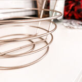 Circled aluminum fruit cup