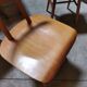 Set of 5 all-wood chairs published by Ton 1960
