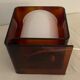 1970 smoked Plexiglas cubic lamp