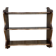 Wooden shelf, 3 levels, vintage, 60s