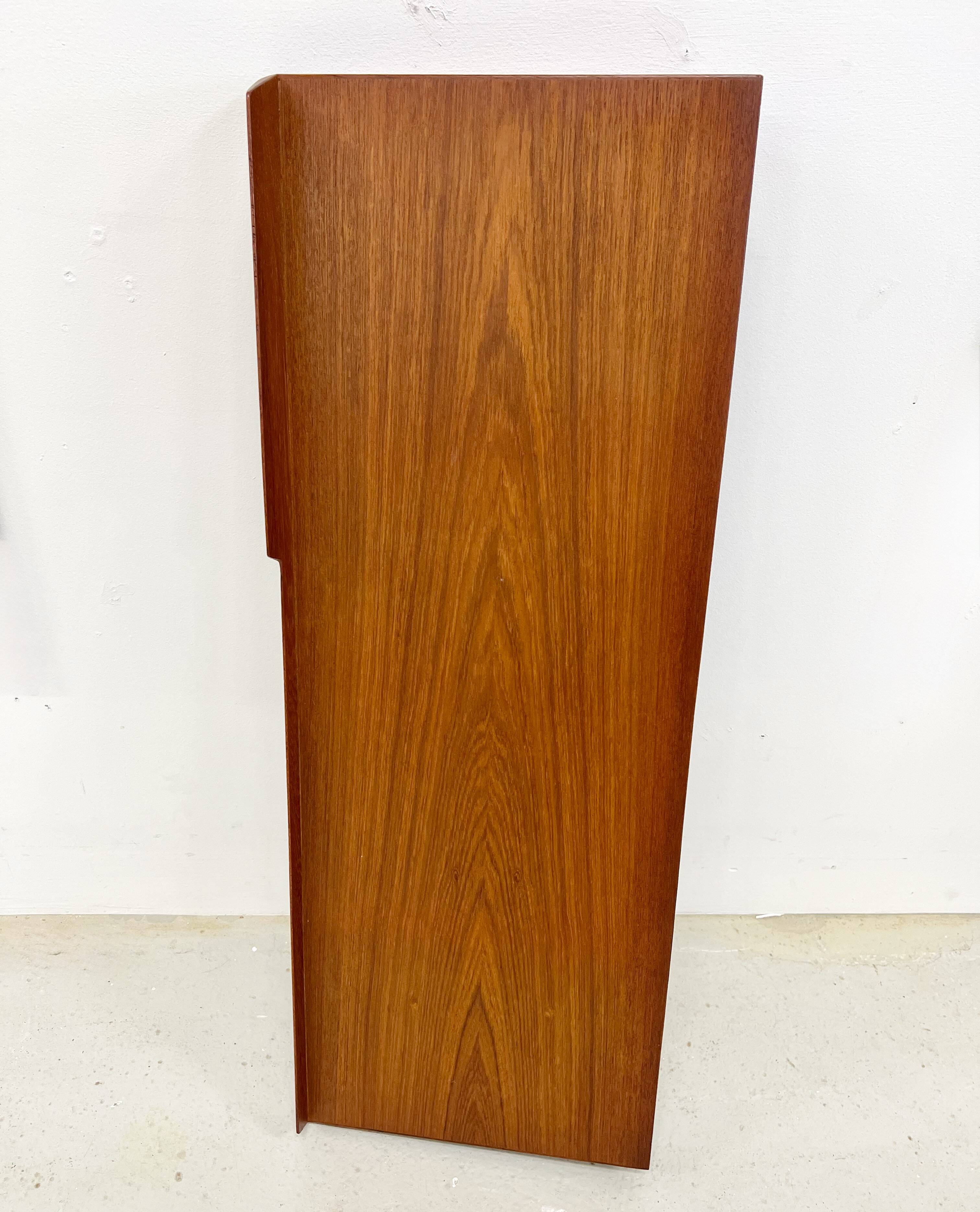 Teak Vintage Magazine Shelf By Kai Kristiansen For FM Modular Wall System.